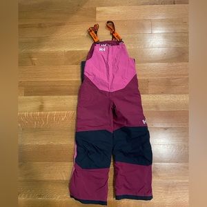 Helly Hansen -girls snow/ski bibs size 9